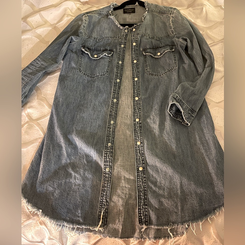 Lucky Brand Denim dress/long shirt